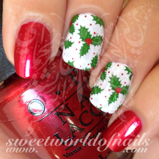 Easy Christmas Nail Art – Eclectic Spark